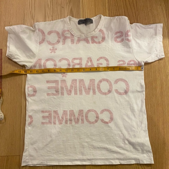 Comme Des Garçons x Good Design Shop t-shirt, inside out reverse screen print L - Picture 2 of 8